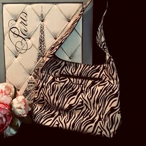 Liz Claiborne Animal Print Nylon Shoulder Bag